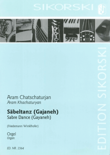 Aram Khachaturian – Sabre Dance Organ - Sheet Music