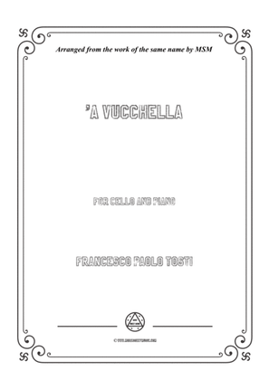 Book cover for Tosti-'A Vucchella, for Cello and Piano