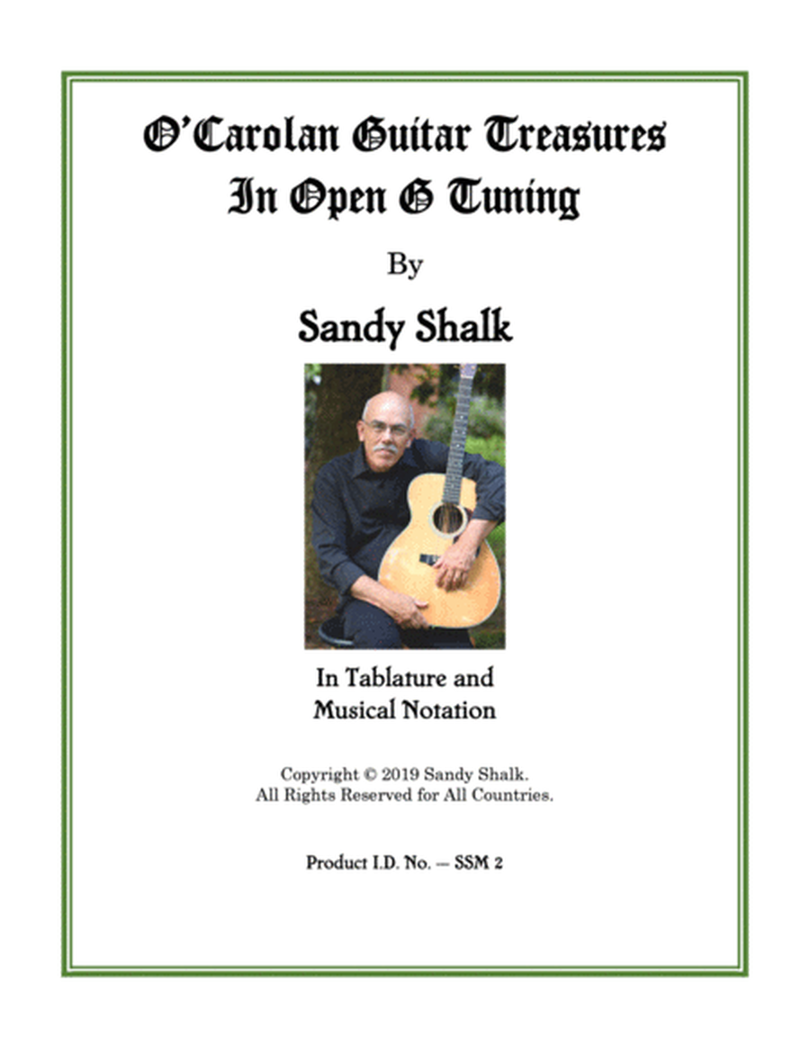 O'Carolan Guitar Treasures in Open G Tuning image number null