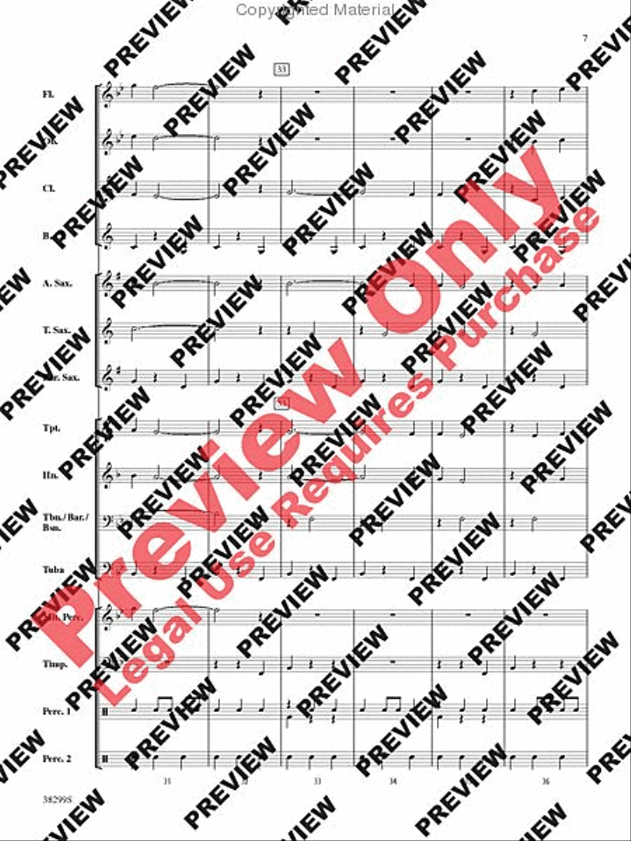 De Colores Concert Band scores gallery preview page 8