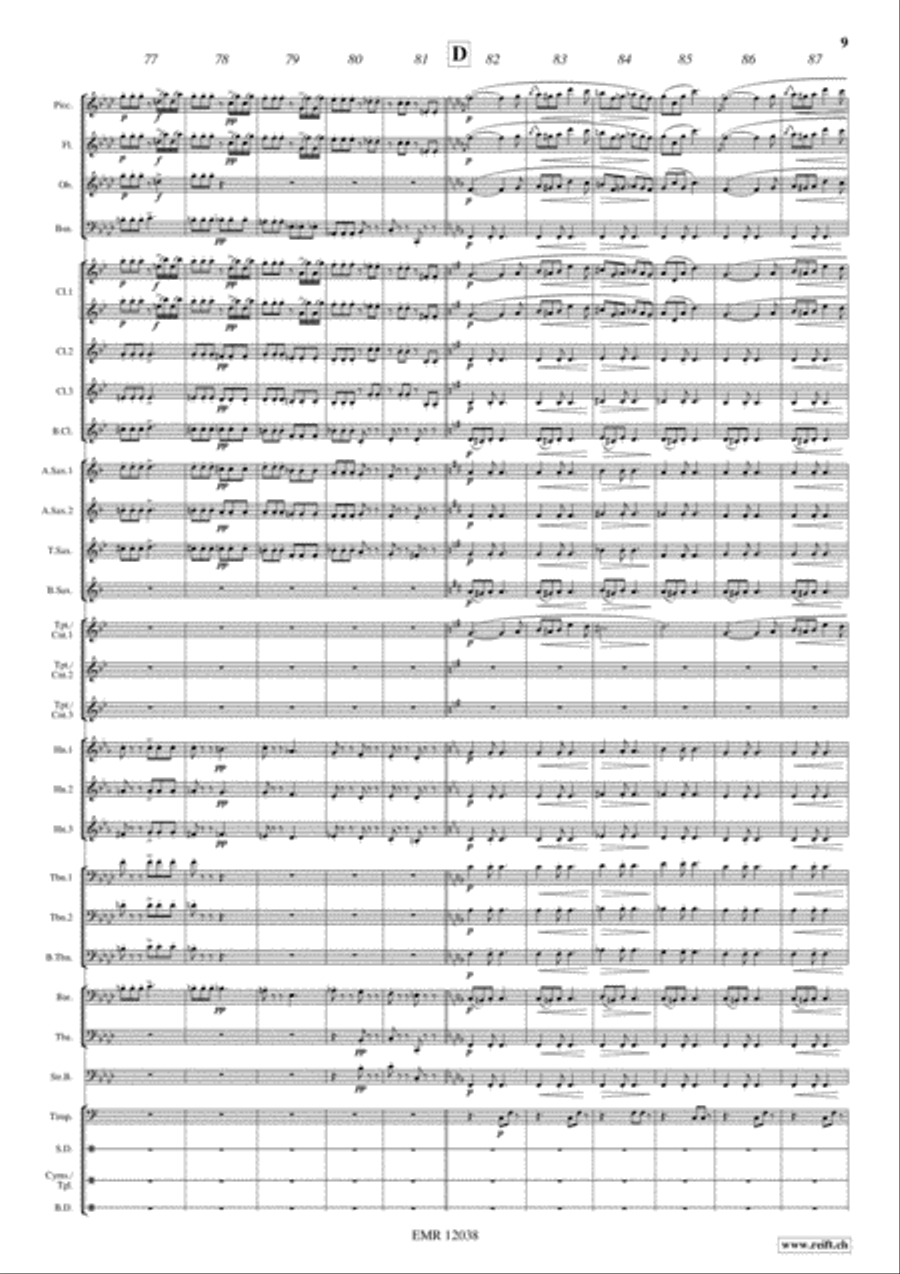 Die schone Galathee Die schone Galathee Concert Band scores gallery preview page 10