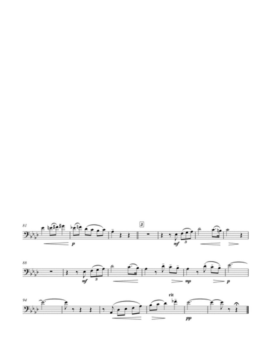 Romance, opus 21 for Trombone and Band