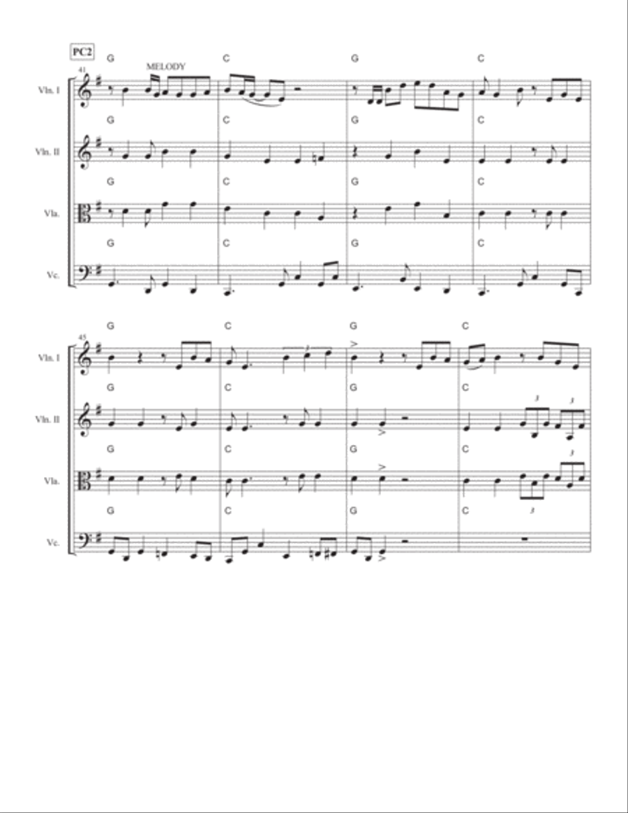 How Sweet It Is (to Be Loved By You) String Trio scores gallery preview page 6