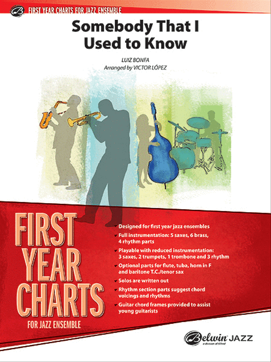 Somebody That I Used to Know Jazz Ensemble scores gallery preview page 1
