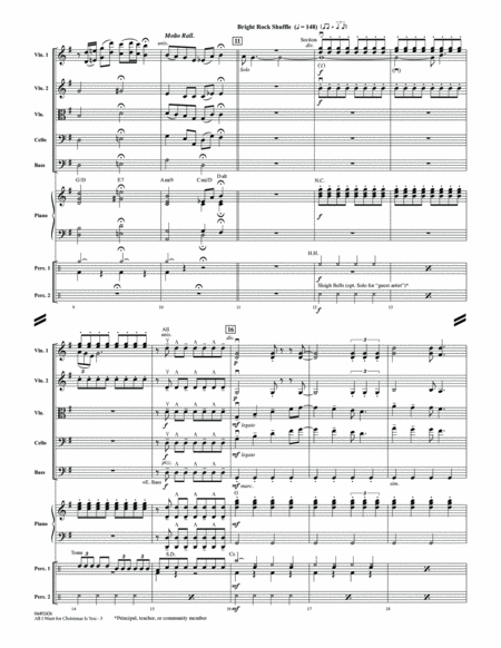 All I Want for Christmas Is You (arr. Larry Moore) - Conductor Score (Full Score)