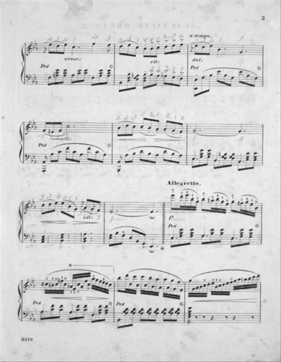Beautiful Dreamer Piano Solo scores gallery preview page 3