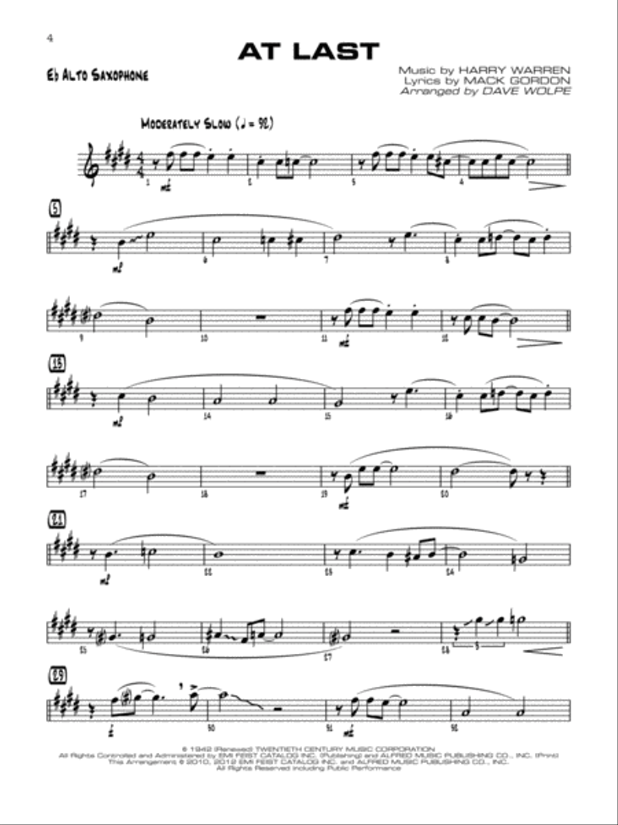 Singin' with the Jazz Combo Jazz Ensemble scores gallery preview page 3