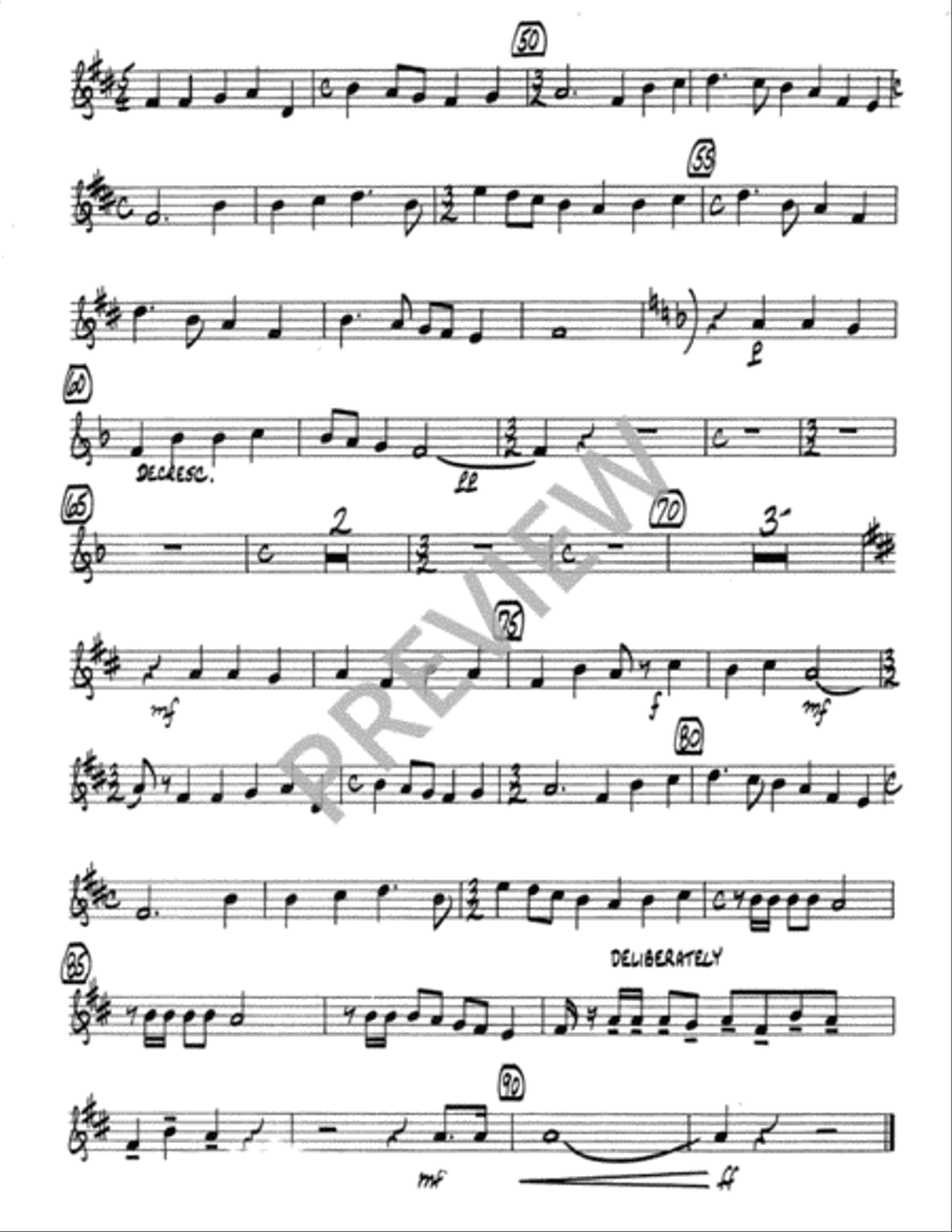 When, in Our Music, God Is Glorified - Instrument edition Trombone scores gallery preview page 5