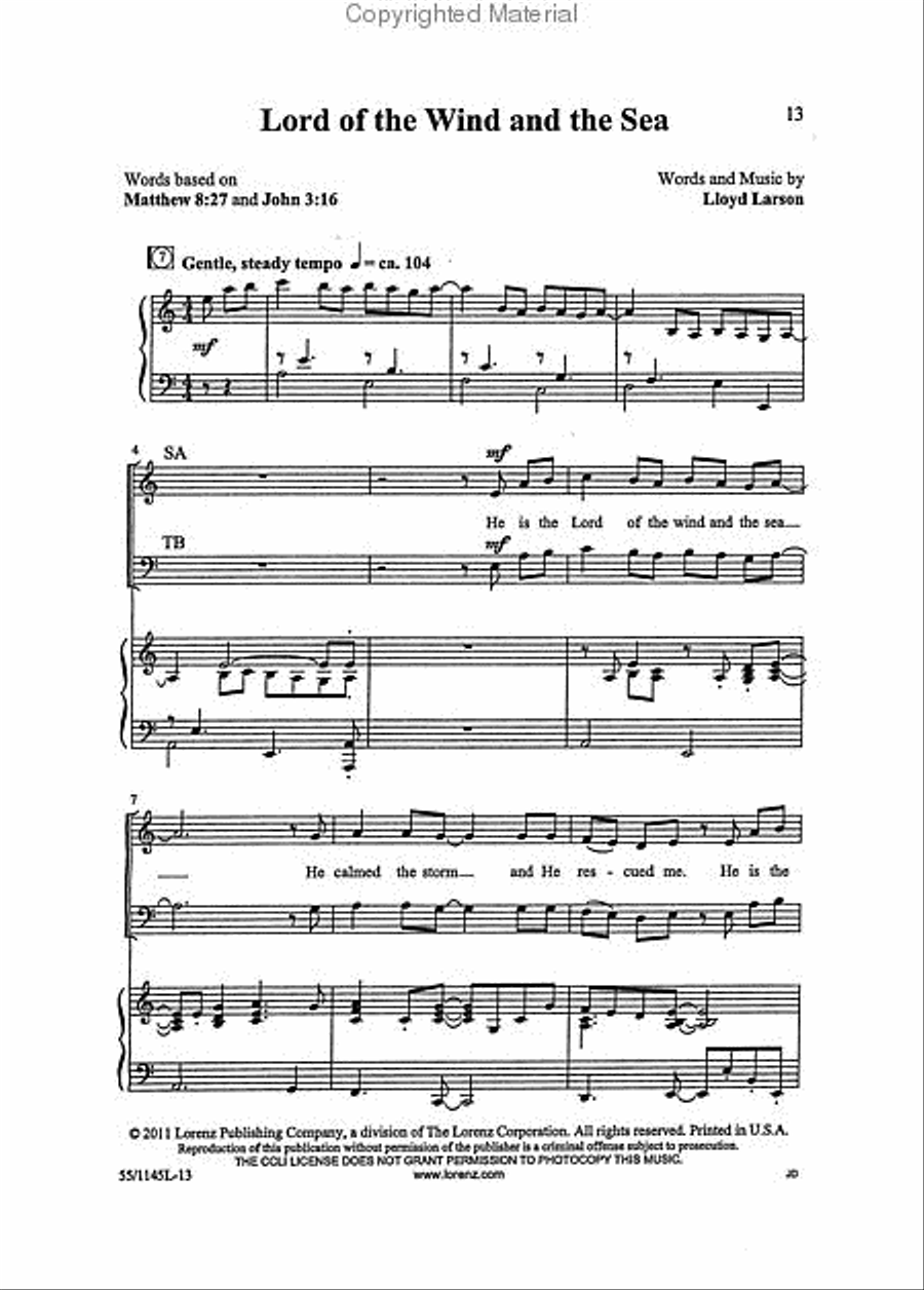 Who Do You Say That I Am? 4-Part scores gallery preview page 4