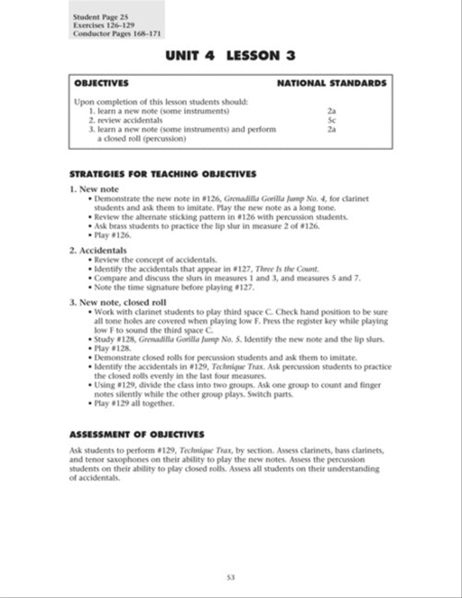 Essential Elements for Band, Book 1 – Teacher Resource Kit with CD-ROM Concert Band Methods scores gallery preview page 4