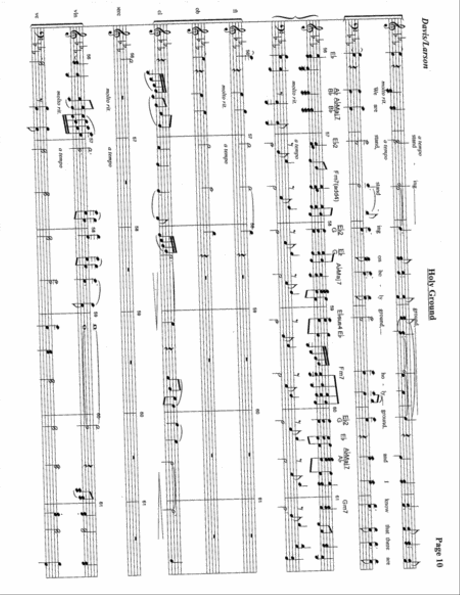 Holy Ground 4-Part scores gallery preview page 11