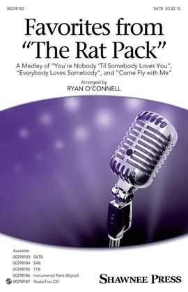 Book cover for Favorites from the Rat Pack