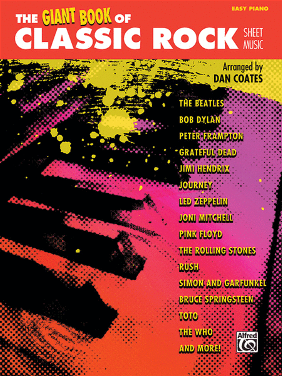 The Giant Book of Classic Rock Sheet Music Easy Piano scores gallery preview page 1