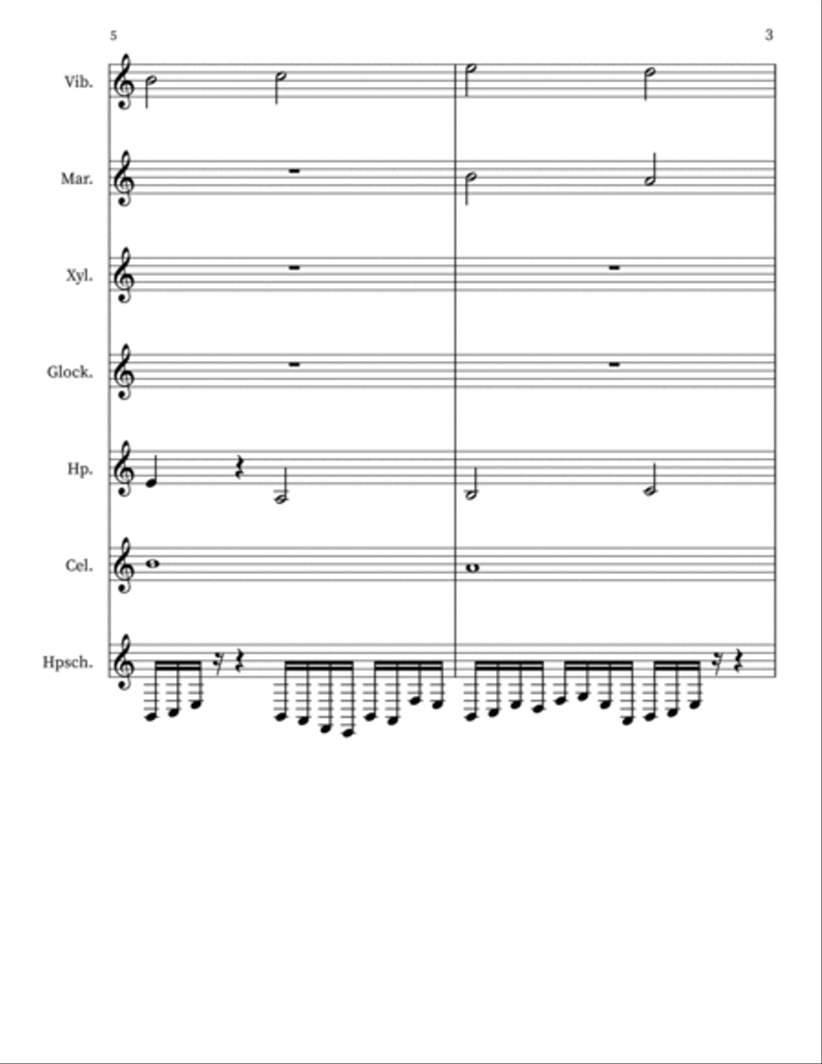 Confection 161 Harpsichord scores gallery preview page 3