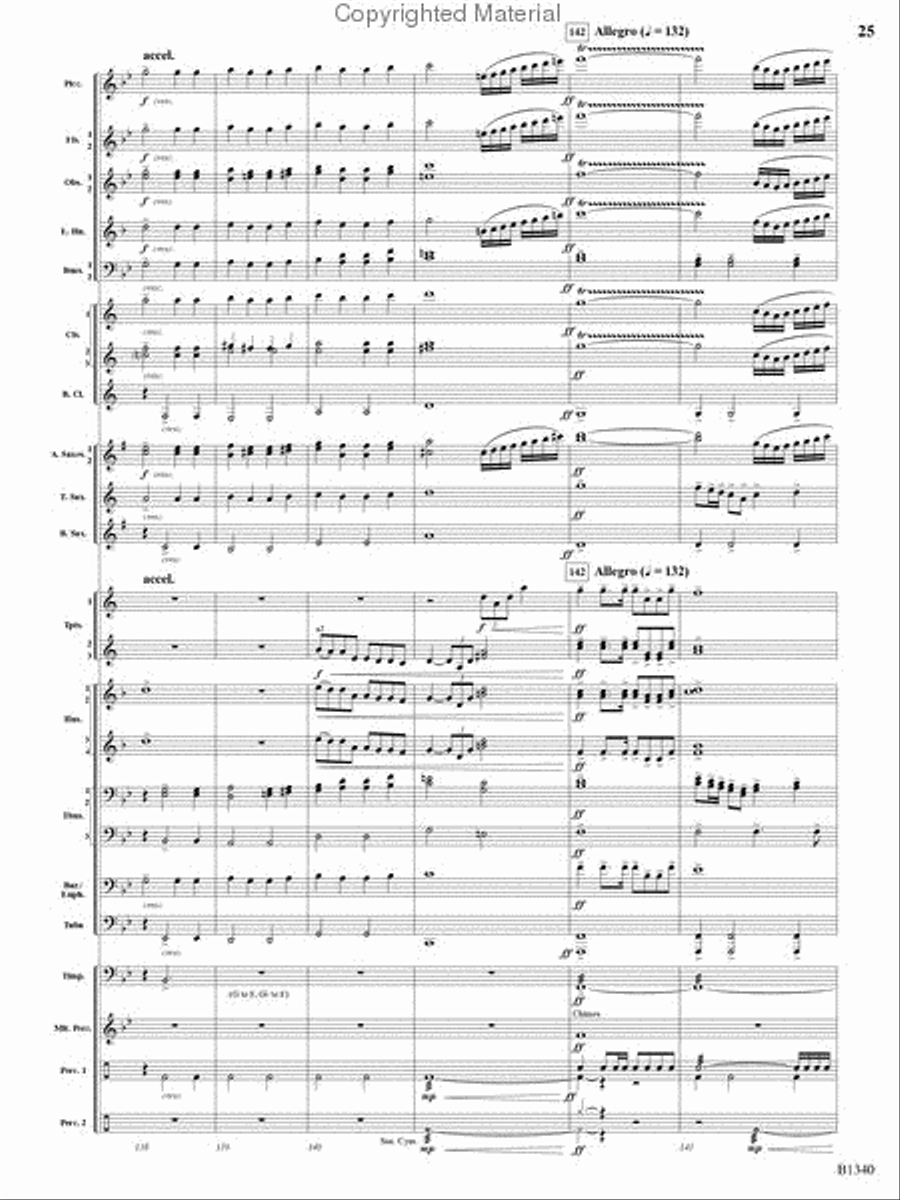 Winged Victory Concert Band scores gallery preview page 23