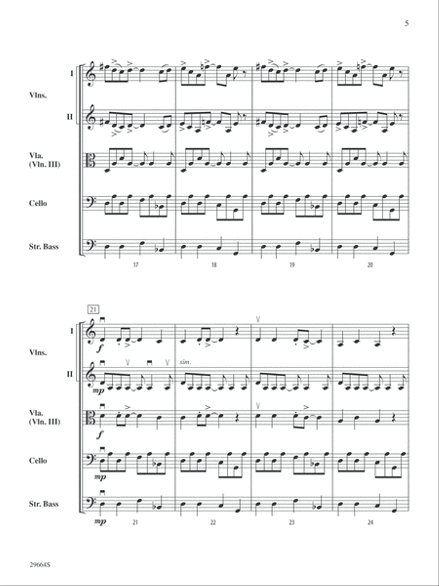 Moments: Score Moments: Score String Orchestra scores gallery preview page 5