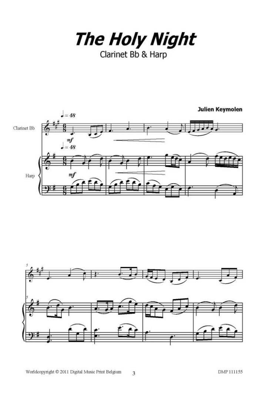 The Holy Night Clarinet scores gallery preview page 2