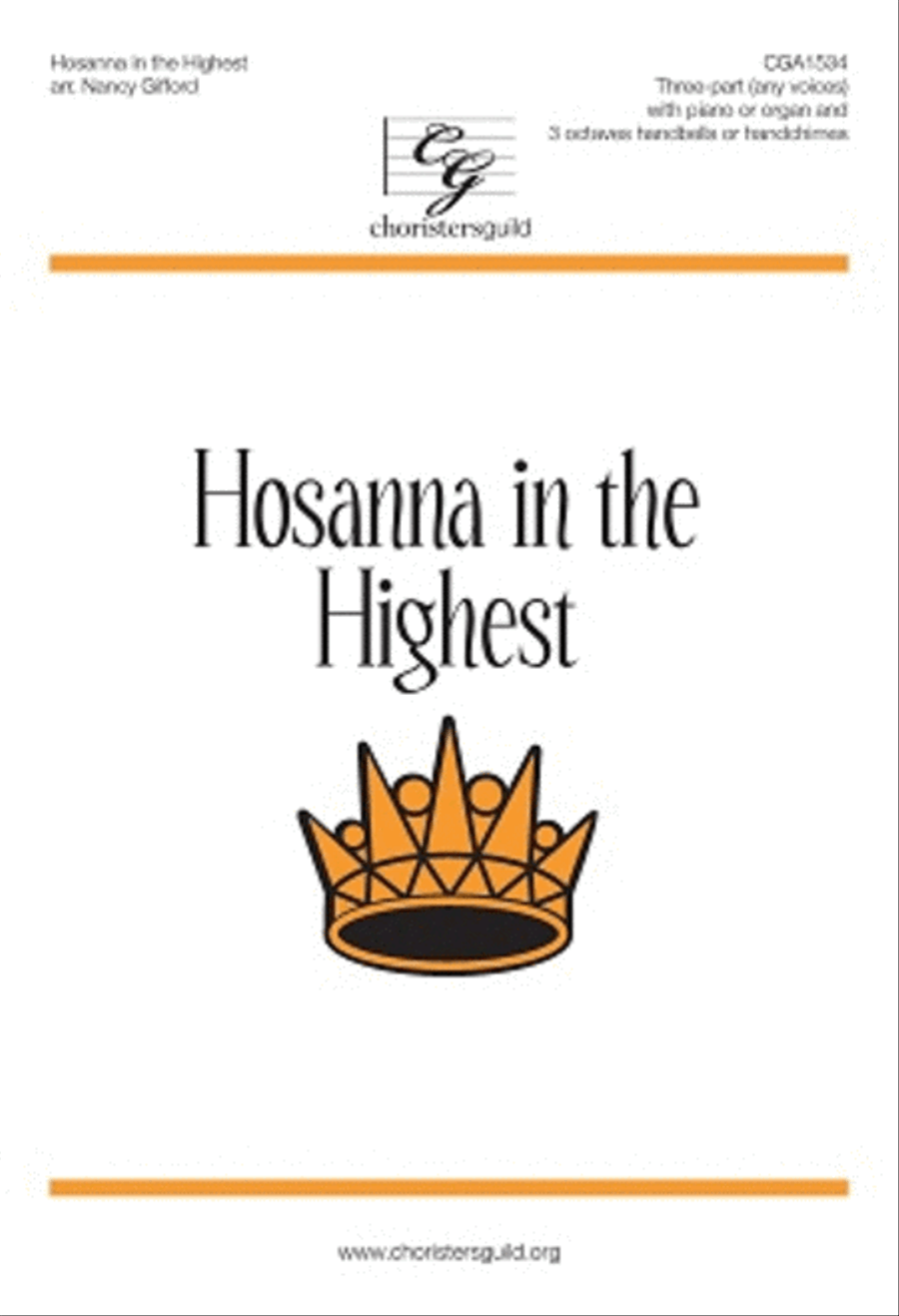 Hosanna in the Highest 4-Part scores gallery preview page 1