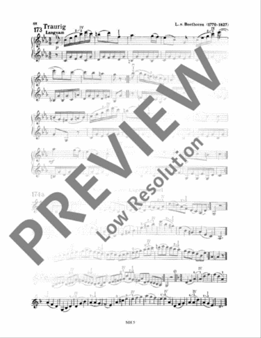 Das Geigenspiel Das Geigenspiel Violin scores gallery preview page 17