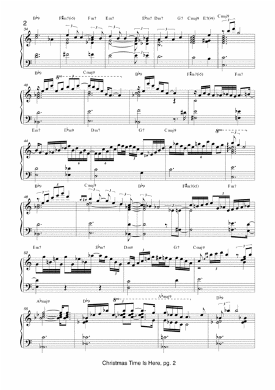 Christmas Time Is Here Glockenspiel scores gallery preview page 2