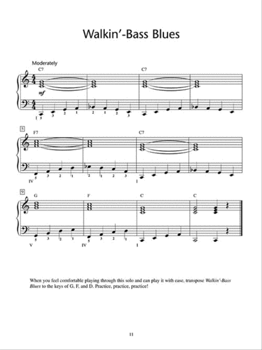 Play the Blues! Play the Blues! Piano Method scores gallery preview page 4