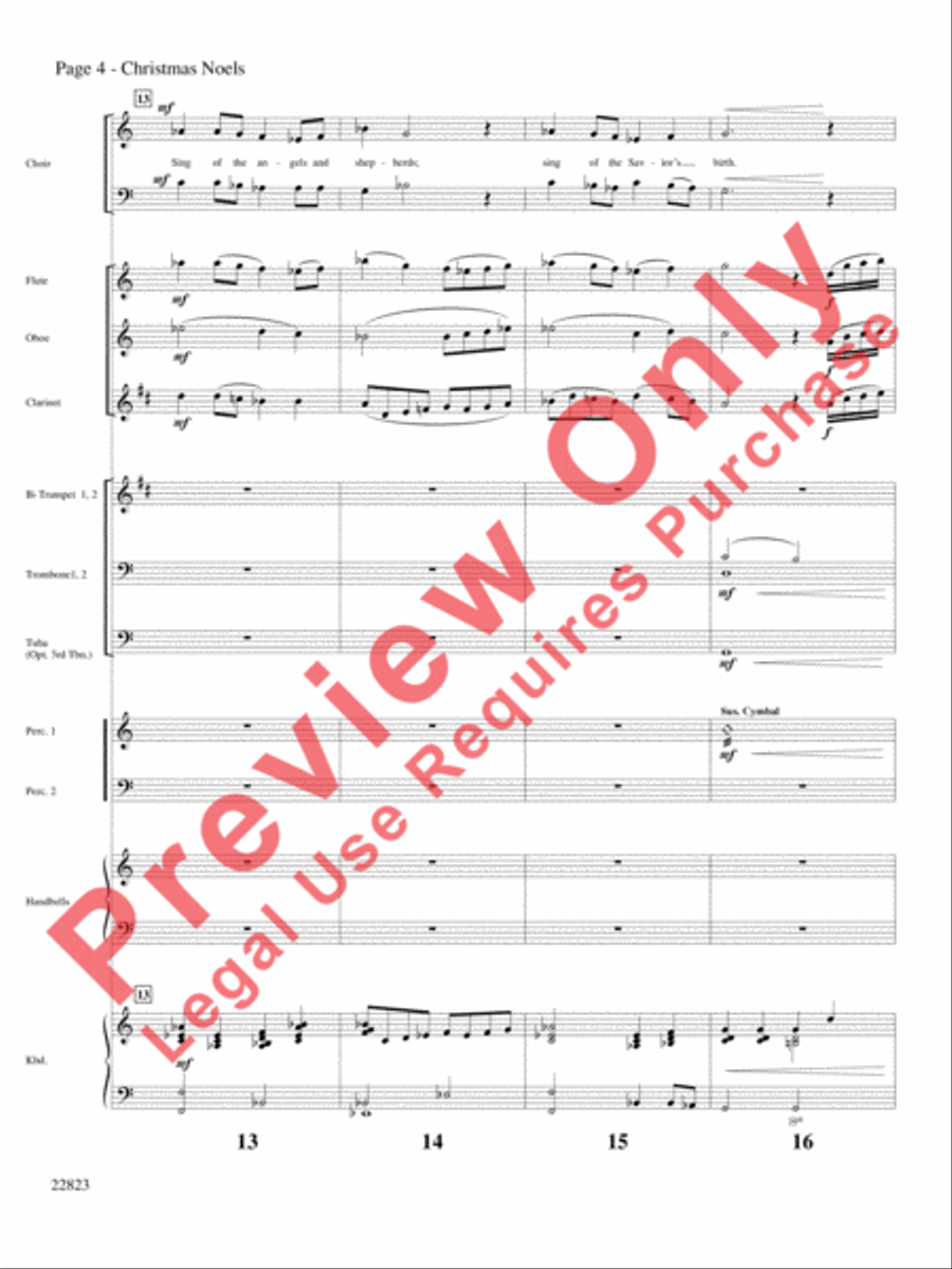 Christmas Noels Choir scores gallery preview page 5