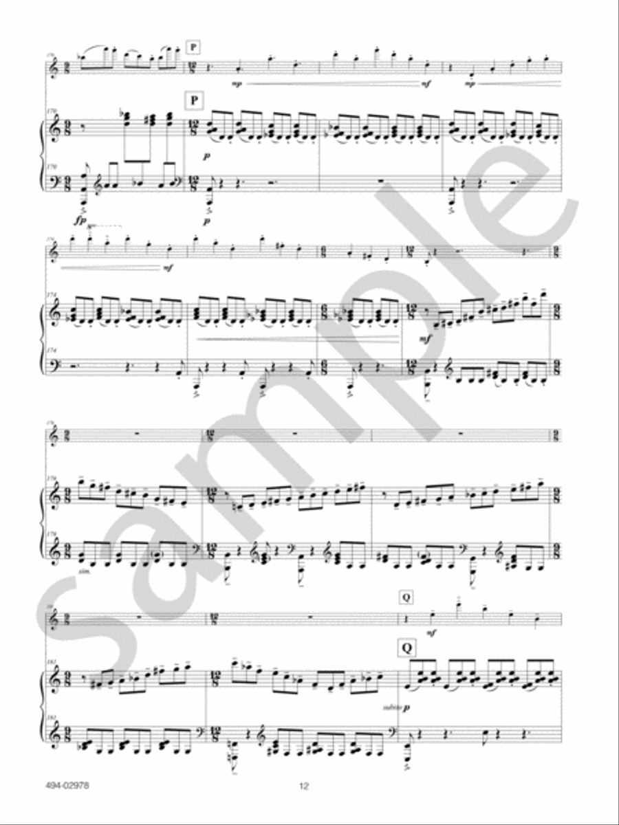 Chamber Concerto Violin Solo scores gallery preview page 15
