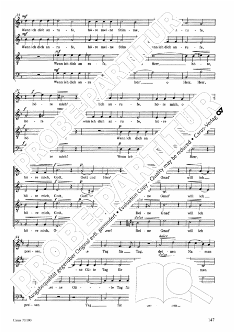 Geistliches Chorbuch der Romantik Choir scores gallery preview page 148