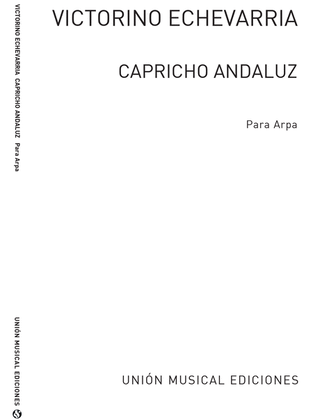 Book cover for Capricho Andaluz For Harp