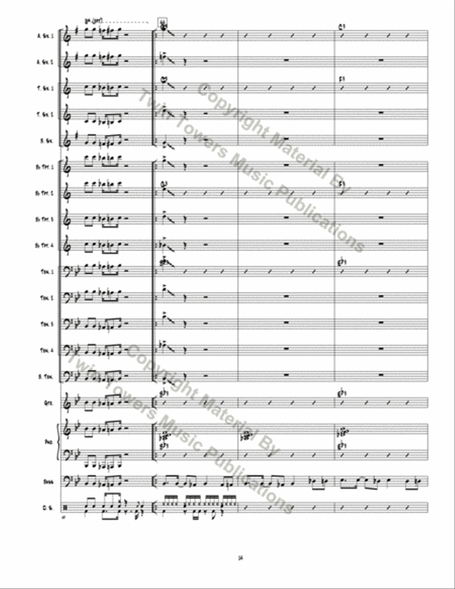 Daddy's House Party Jazz Ensemble scores gallery preview page 15