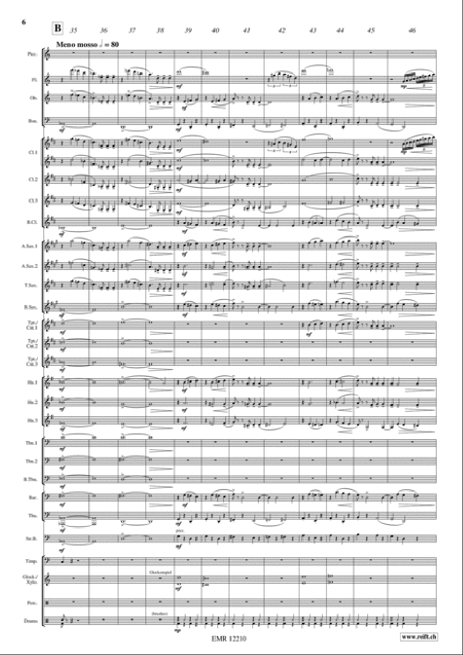 Girl Crazy Overture Concert Band scores gallery preview page 6