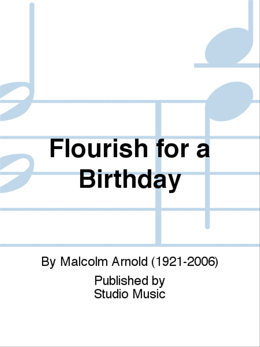 Flourish for a Birthday Brass Band scores gallery preview page 1