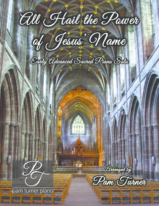 Book cover for All Hail the Power of Jesus' Name (Late Intermediate Piano Solo)