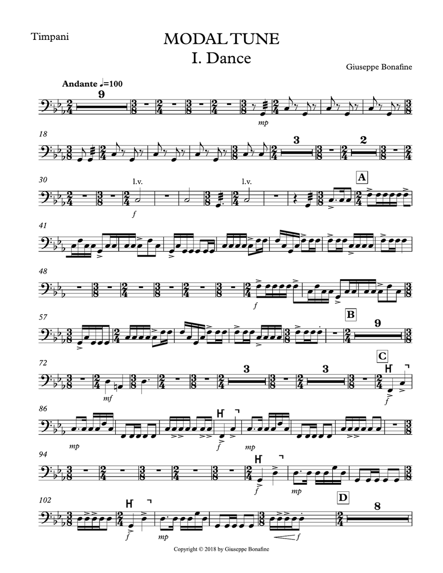 Modal Tune: Timpani