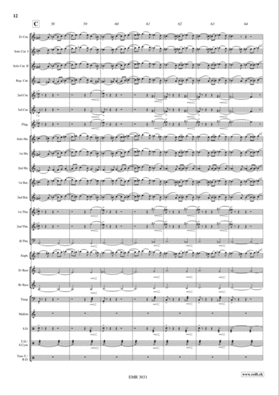 Mars Brass Band scores gallery preview page 13