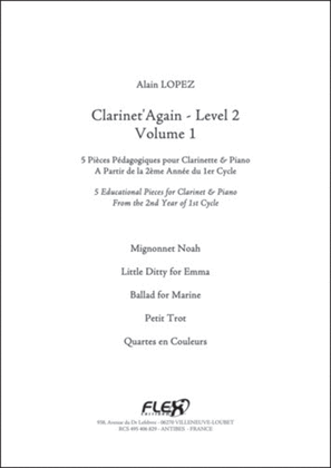 Clarinet'Again - Level 2 - Volume 1