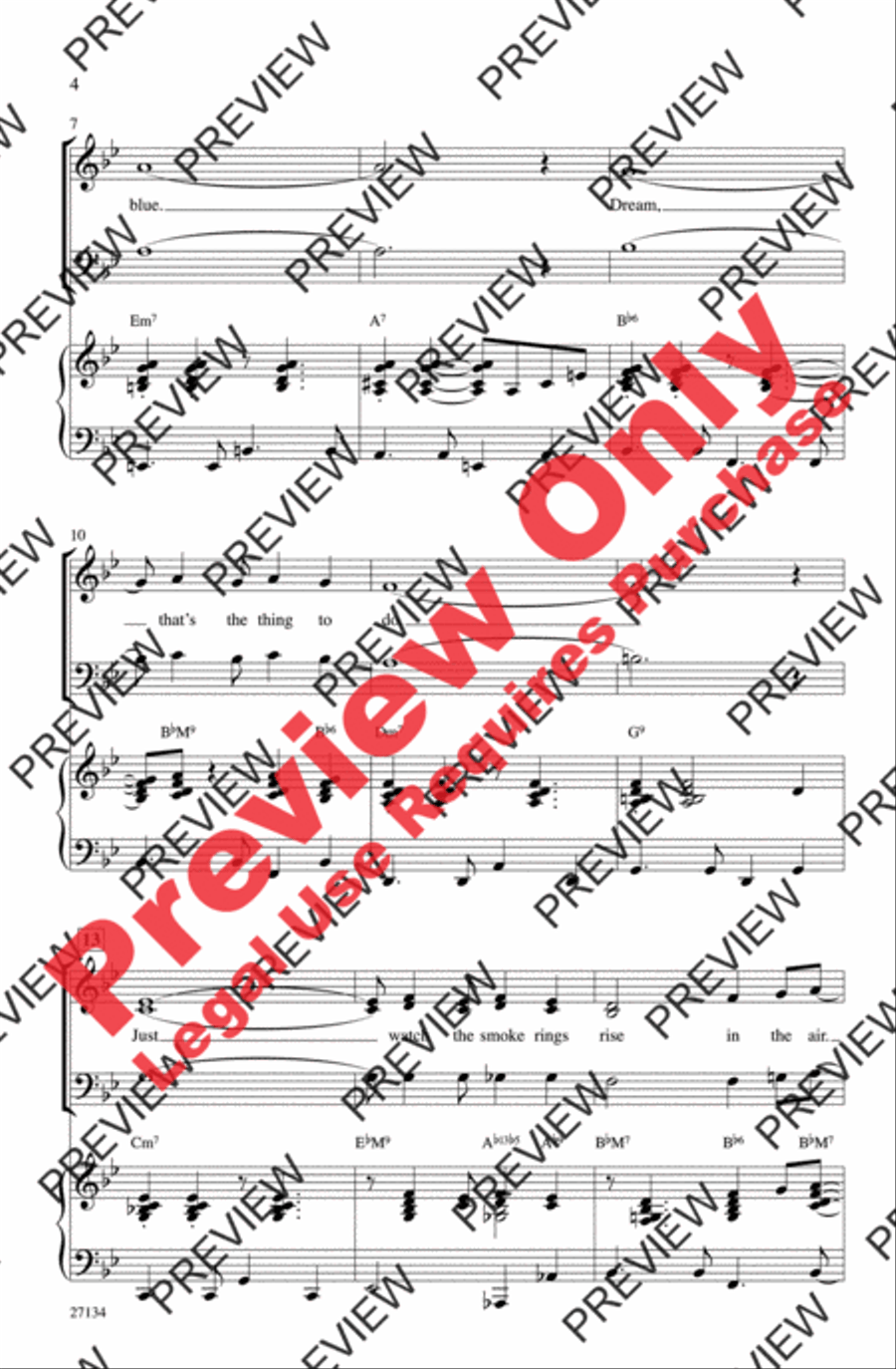 Dream 3-Part scores gallery preview page 4