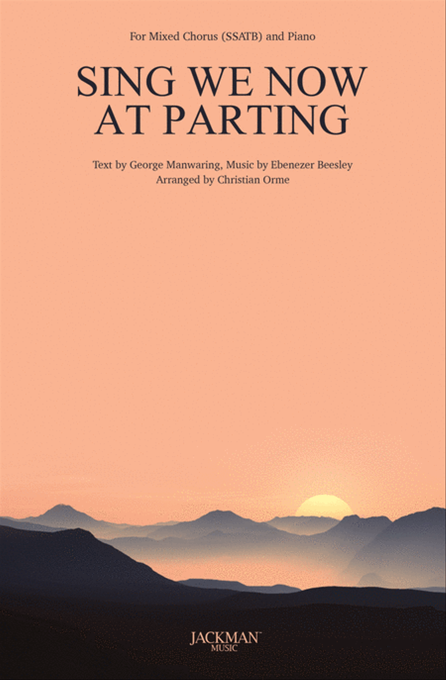 Sing We Now at Parting - SSATB SSATB scores gallery preview page 1