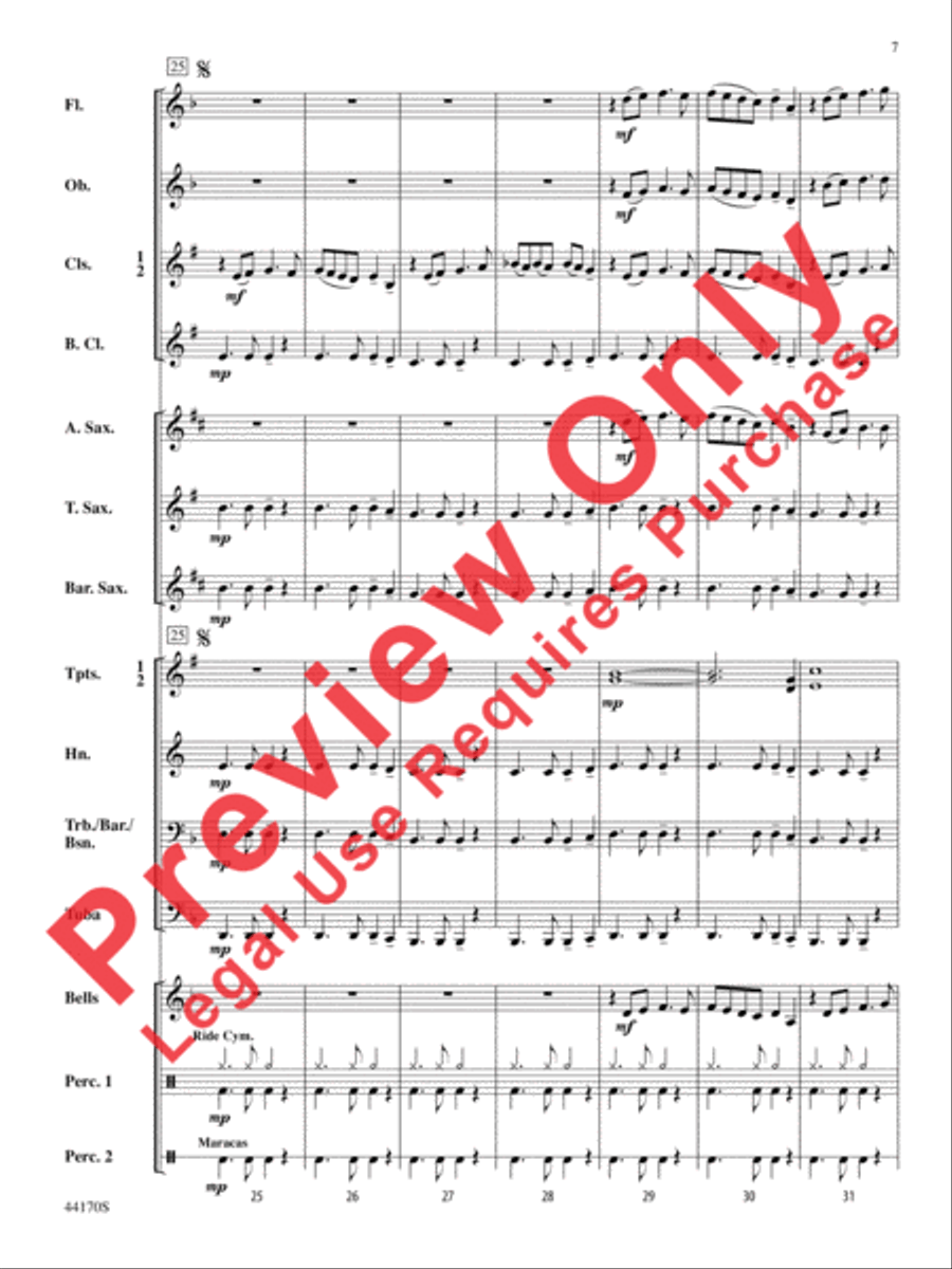 Fiesta Rock Fiesta Rock Concert Band scores gallery preview page 8