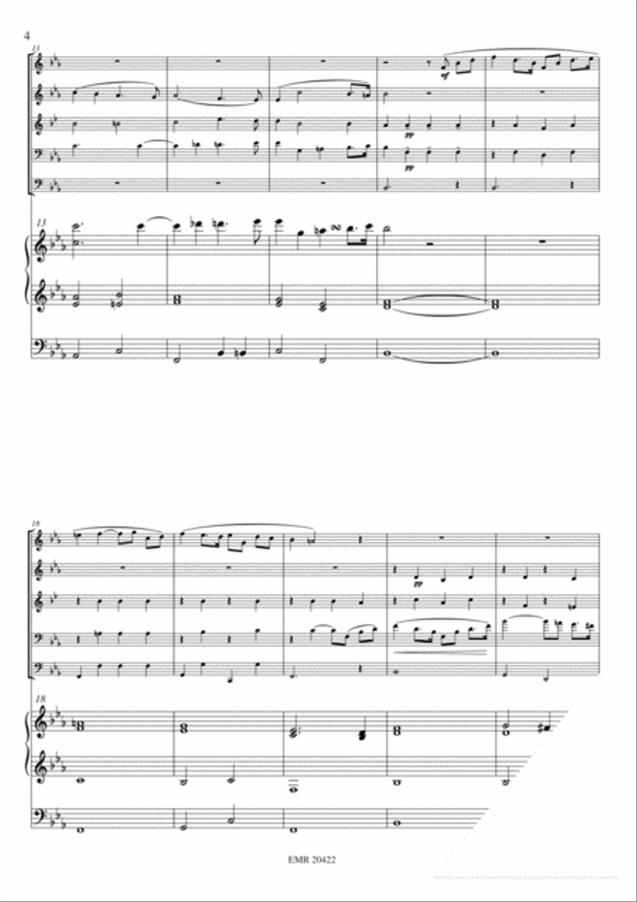 Elsa's Procession To The Cathedral Brass Ensemble scores gallery preview page 4