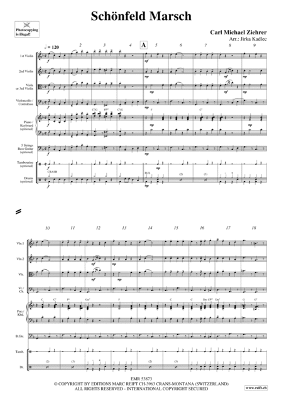 Schonfeld Marsch Cello scores gallery preview page 2