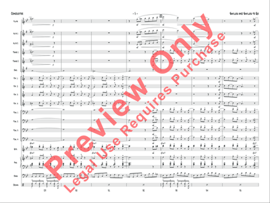 Smiles and Smiles to Go Jazz Ensemble scores gallery preview page 6