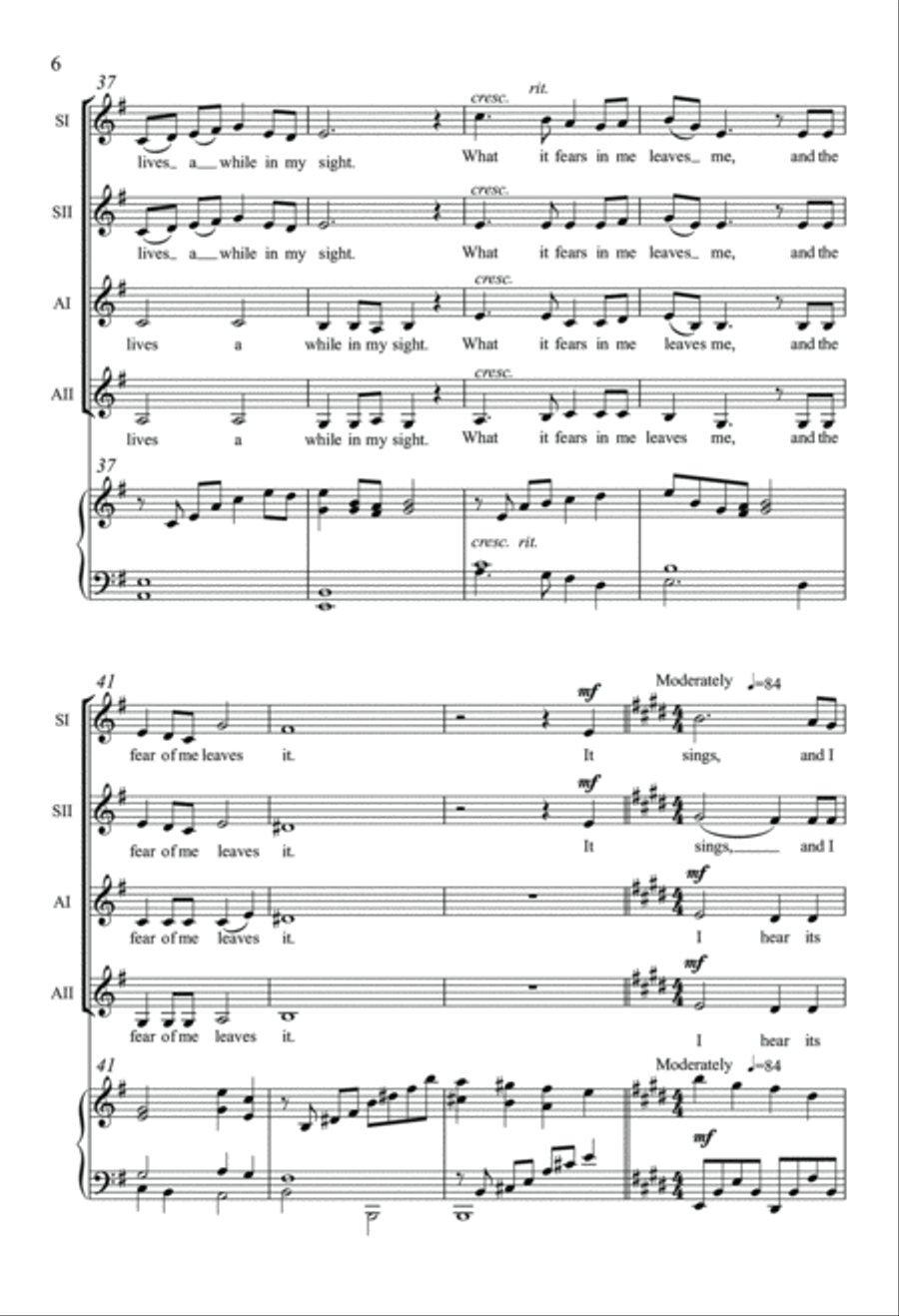 I Go Among Trees I Go Among Trees SSAA scores gallery preview page 6
