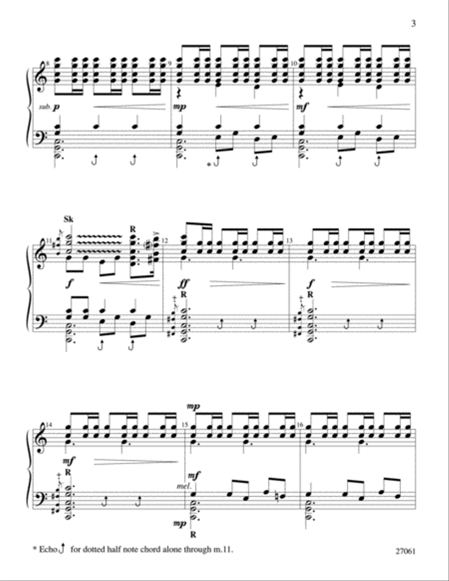 Come, All Ye Shepherds Handbell Choir scores gallery preview page 3