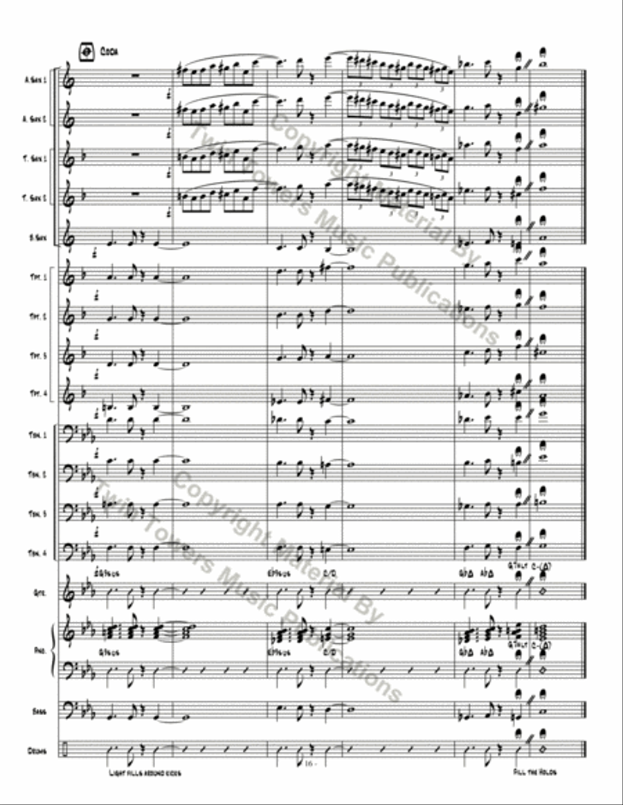 Dakashuffle Jazz Ensemble scores gallery preview page 17