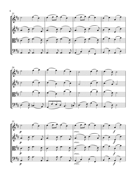 Beethoven´s Ode To Joy String Quartet image number null