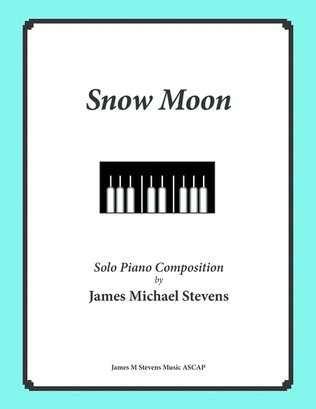 Book cover for Snow Moon (Reflective Piano)