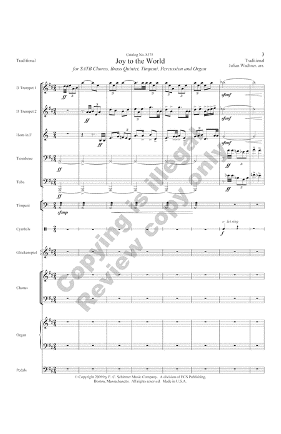 The Snow Lay On the Ground!: Nine Festive Carol Settings (Complete Compilation Full Score) Choir scores gallery preview page 48