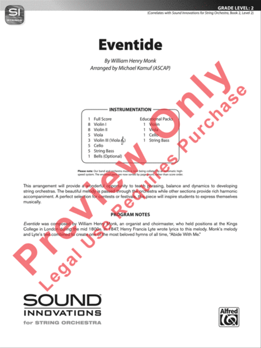 Eventide String Orchestra scores gallery preview page 2
