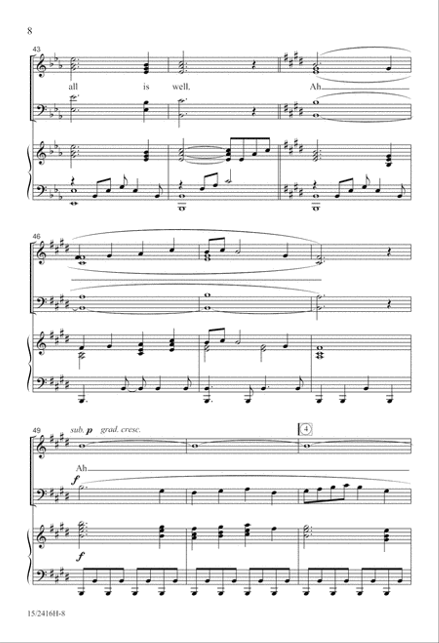 And So I Sing 4-Part scores gallery preview page 8
